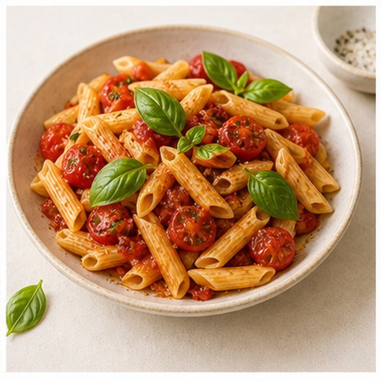 Basil tomato pasta