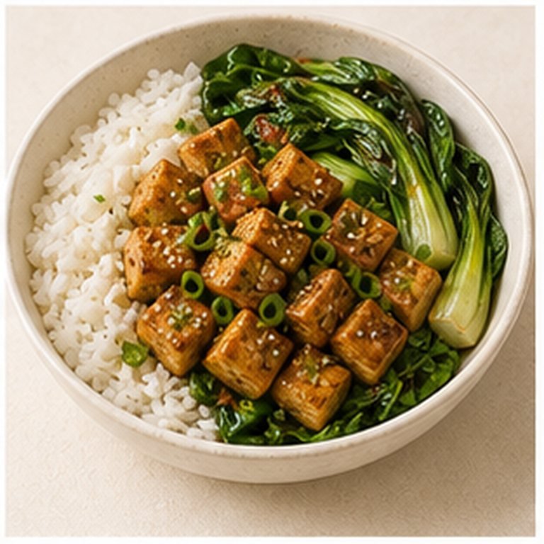 Ginger tofu bowl